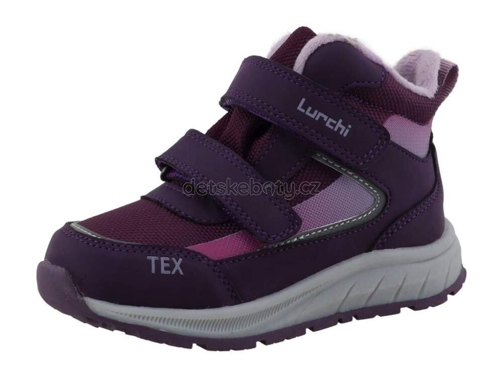 Dětské celoroční boty Lurchi 95L0083009 purple-flieder Velikost: 28