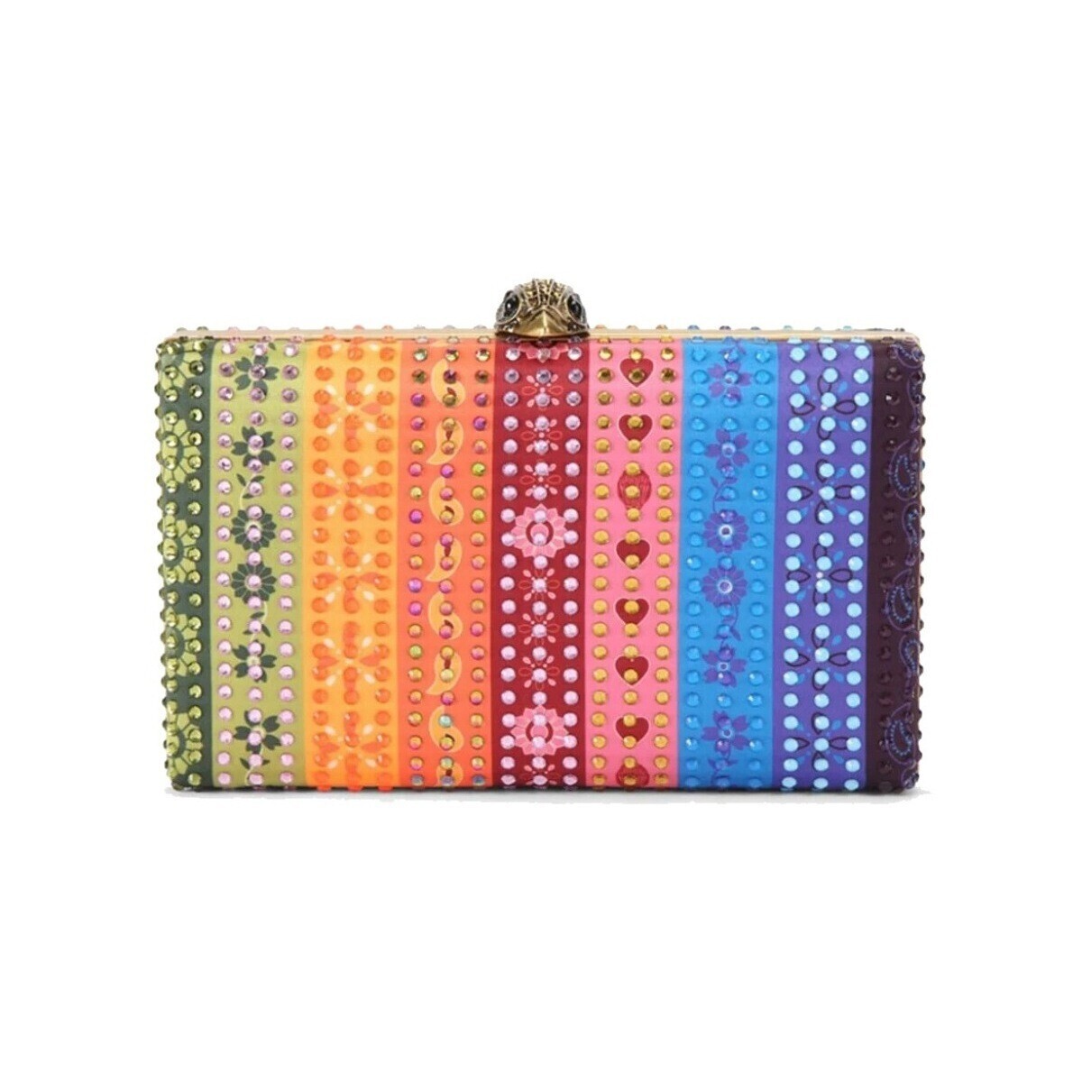 Kurt Geiger London  CRYSTAL KENSINGTON CLUT  ruznobarevne