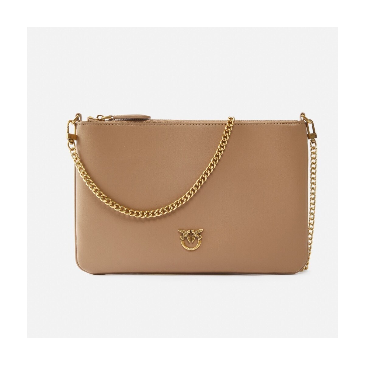 Pinko  CLASSIC FLAT LOVE BAG SIMPLY  Hnědá