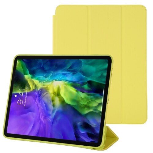 Pouzdro z PU kůže pro Apple iPad Pro 11 (2020) - Žlutá