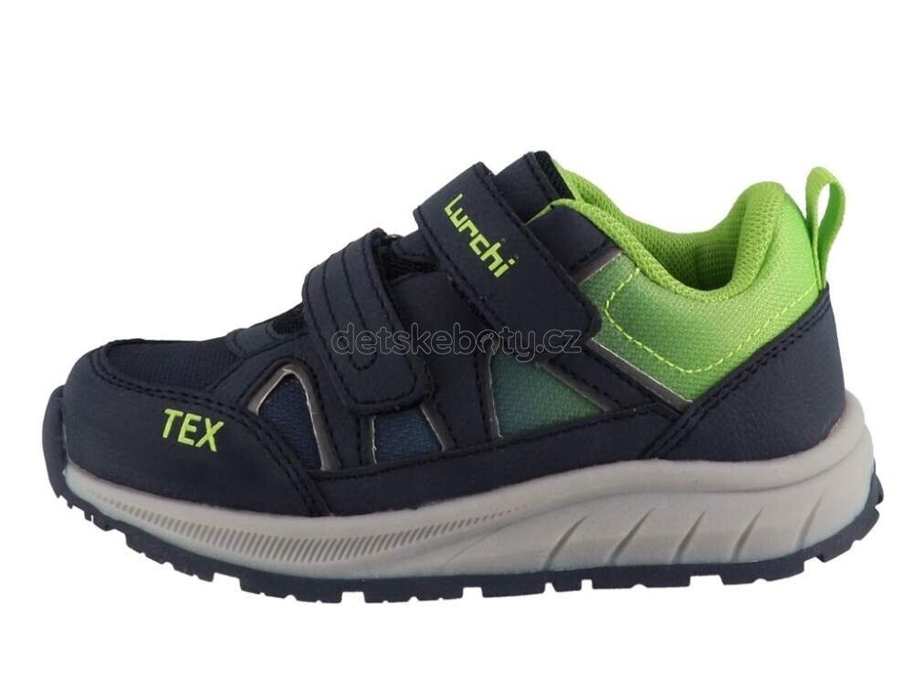 Dětské celoroční boty Lurchi 95L0083005 navy-lime Velikost: 28
