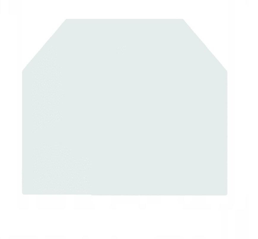 Sklo pod kamna Trapez 60x70 cm C3