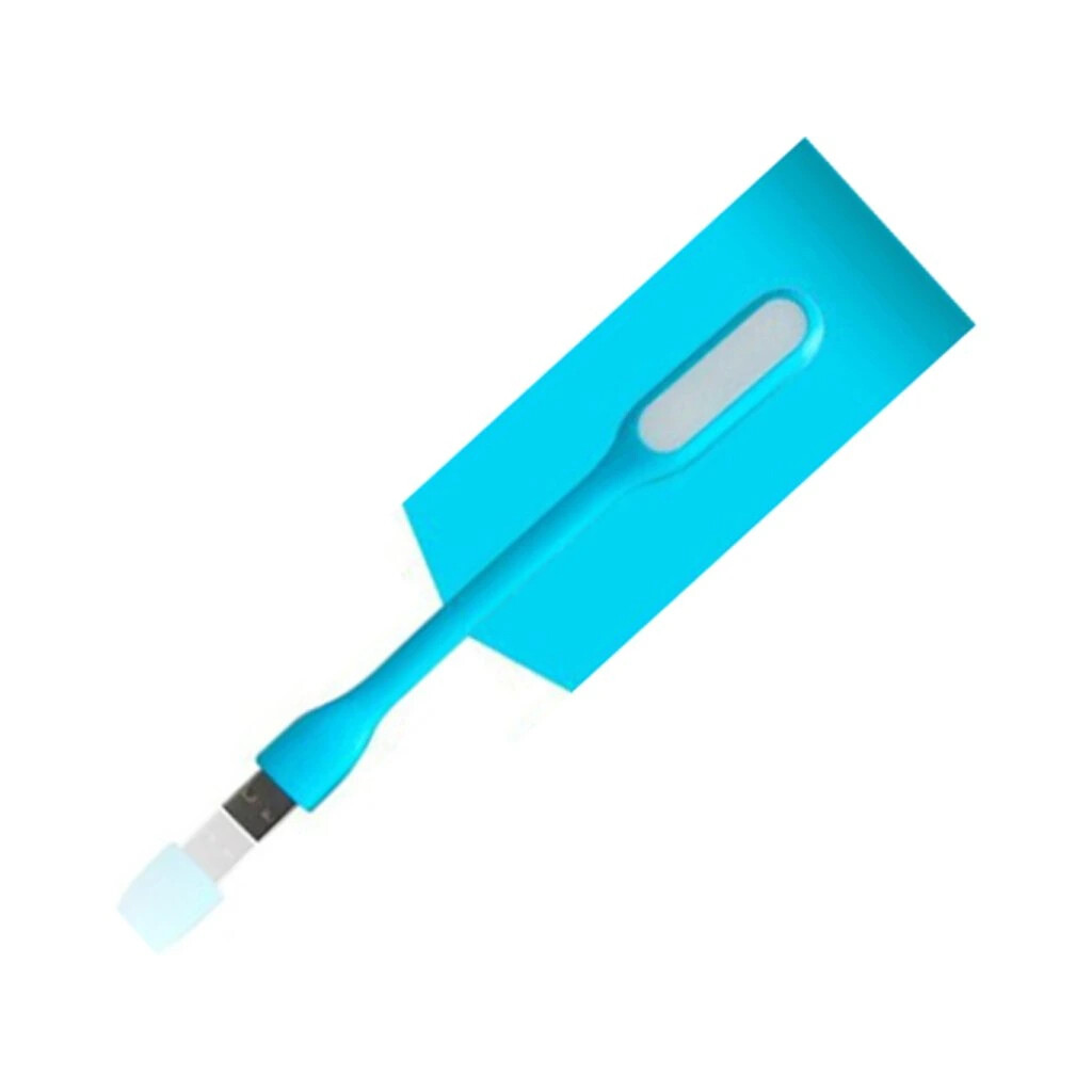 Ohebná USB lampička - modrá