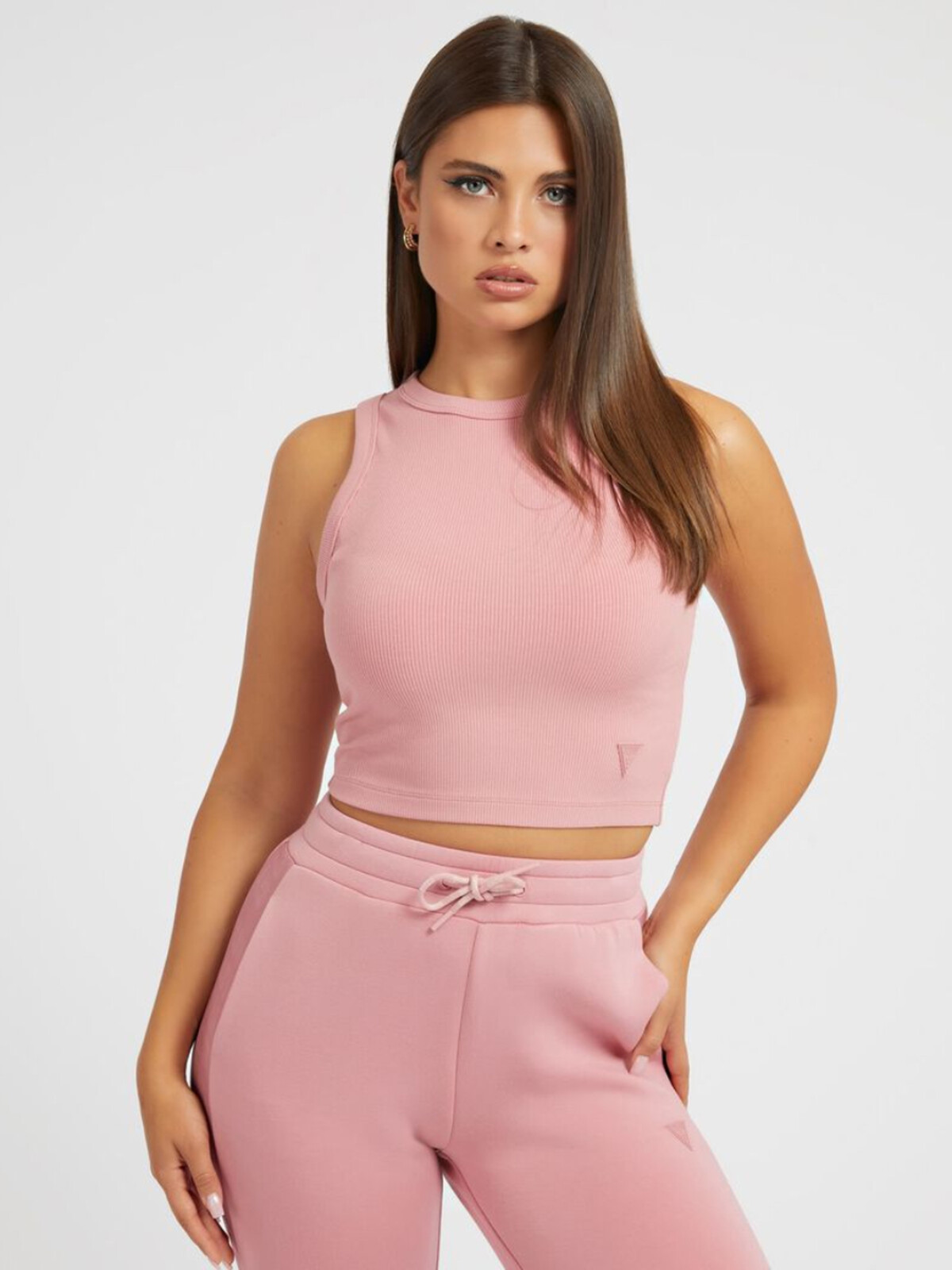 Guess dámský růžový top V2YI05K8RT2 XS