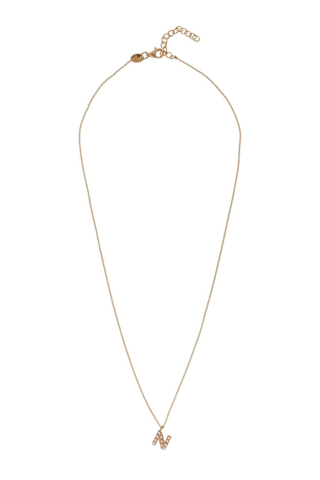 Alisia Pozlacený náhrdelník se Swarovski perličkami