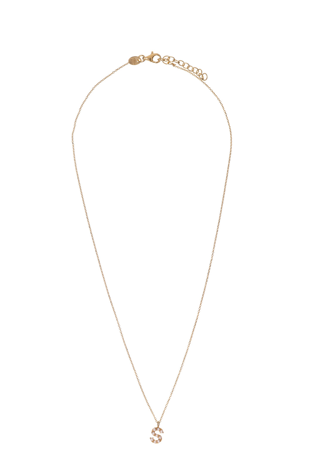 Alisia Pozlacený náhrdelník se Swarovski perličkami