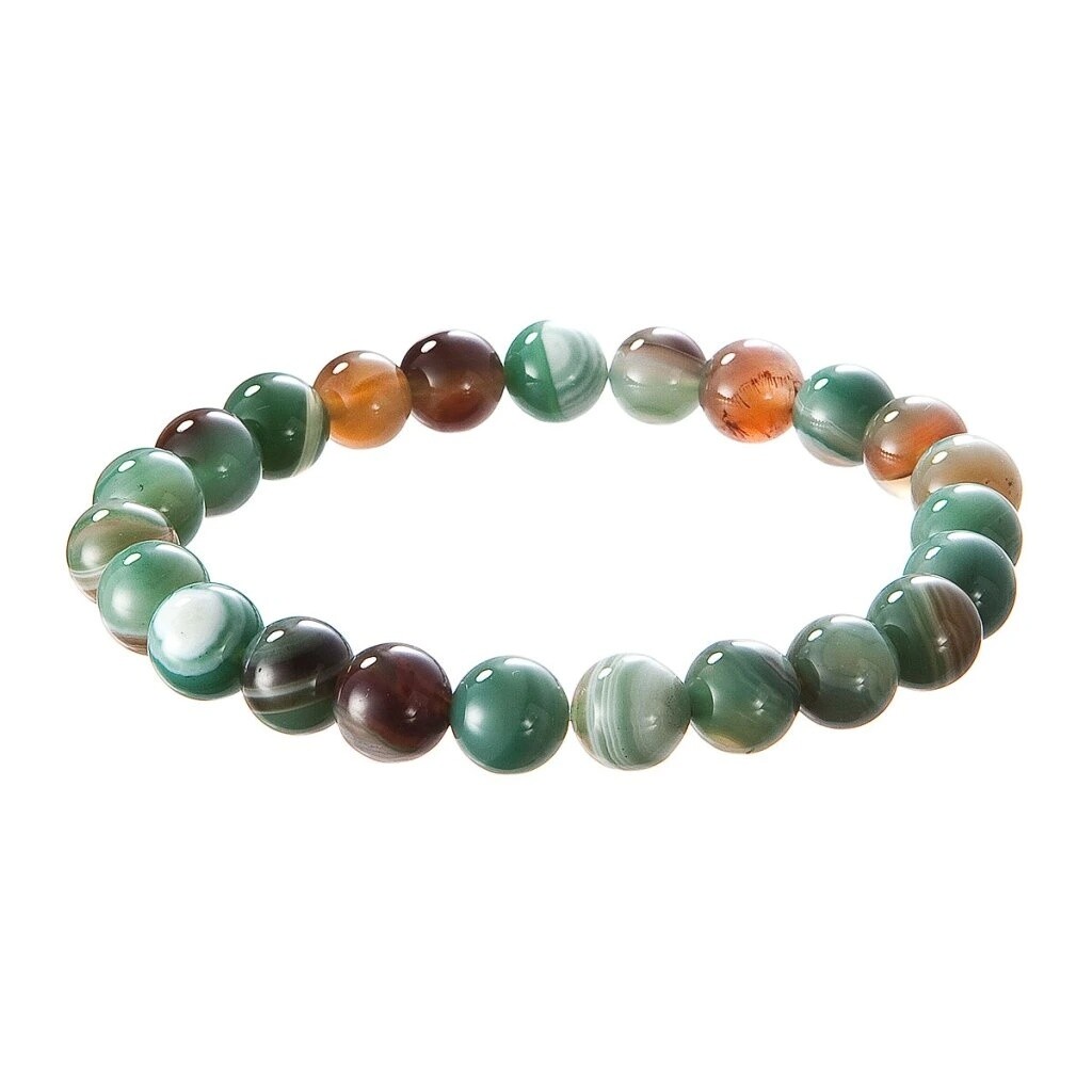 Evolution Group - Pavona Minerální náramek z mechového achátu 43056.3