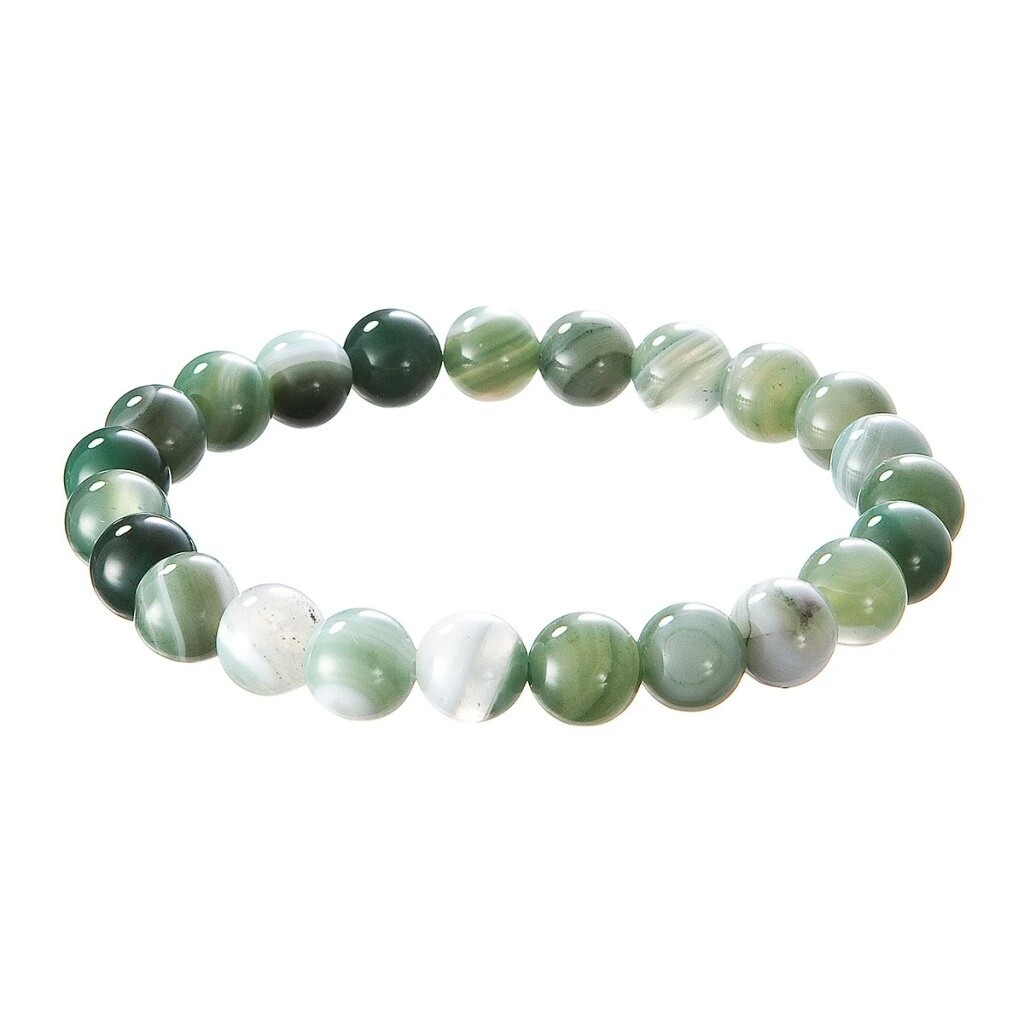 Evolution Group - Pavona Minerální náramek ze zeleného achátu 43056.3