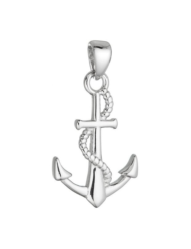 Evolution Group - Pavona Stříbrný přívěsek Kotva 64053