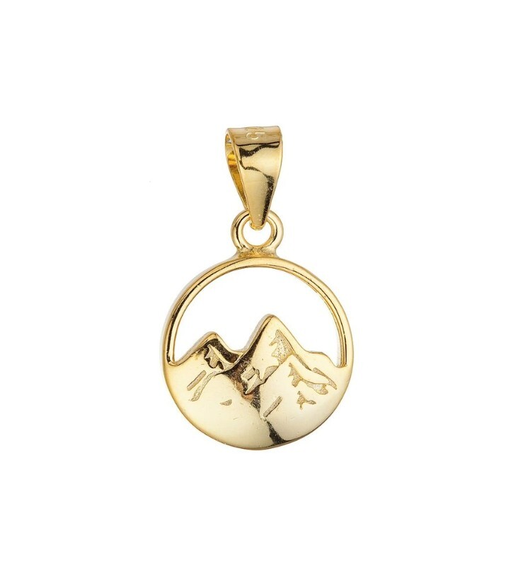 Evolution Group - Pavona Originální pozlacený přívěsek Hory 64086/AU