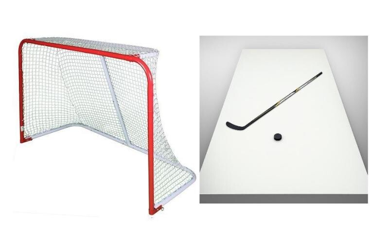 Merco Goal hokejová branka, skládací + Sport365 střelecká deska 150x75x0,5 cm