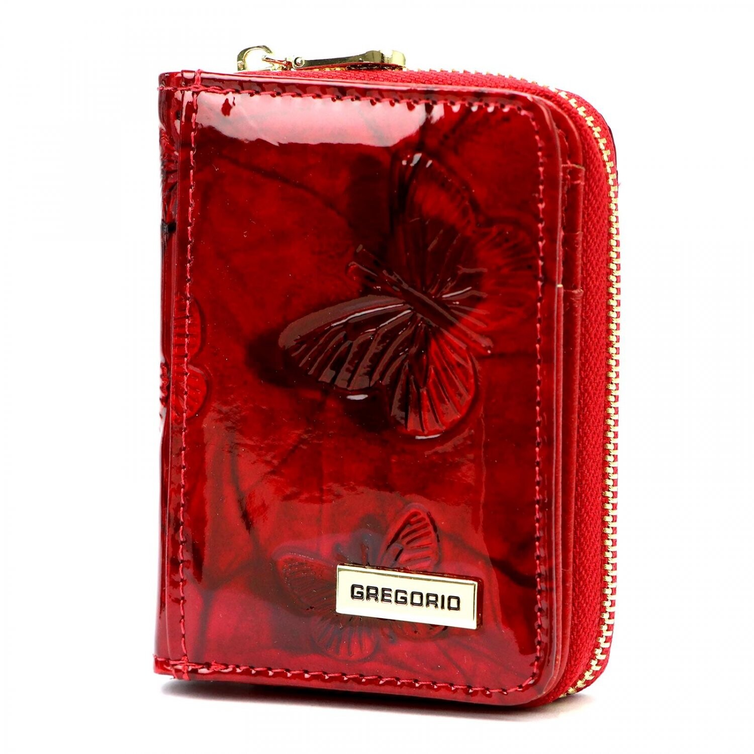 Luxusní dámská kožená peněženka Gregorio Ailish, červená
