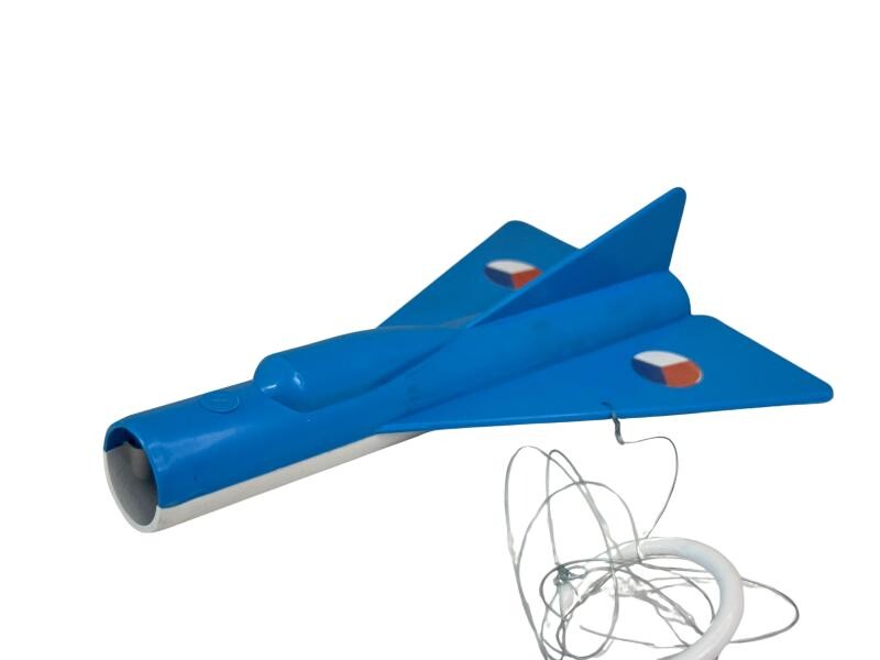 Zvukové letadlo MiG modré