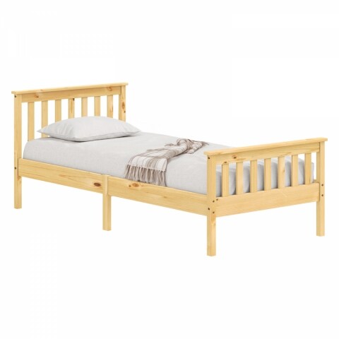 Postel masiv borovice 90x200 jednolůžko lakovaná Torino Akce, super cena, zlevněná doprava Idea