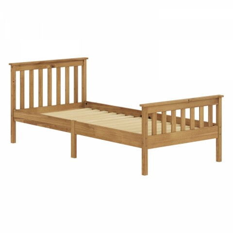 Postel masiv borovice 90x200 jednolůžko voskovaná TORINO Idea