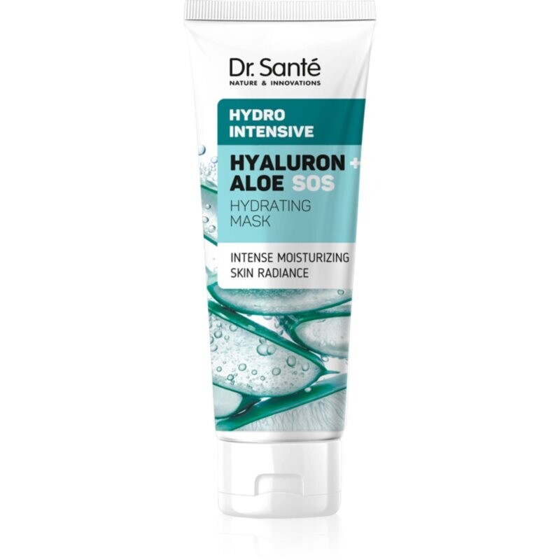 Dr. Santé Hydro Intensive Hyaluron + Aloe hydratační maska pro všechny typy pleti 75 ml