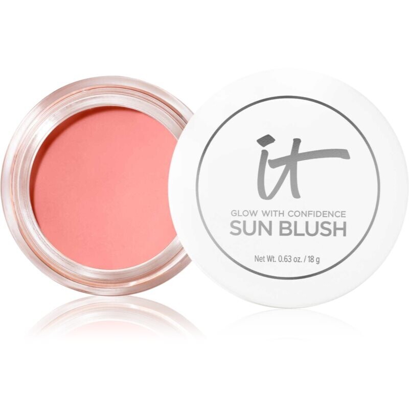 IT Cosmetics Confidence Sun Blush krémová tvářenka pro ženy 20 Sun Blossom 18 g