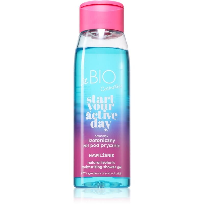 beBIO Start Your Active Day hydratační sprchový gel pro ženy 400 ml