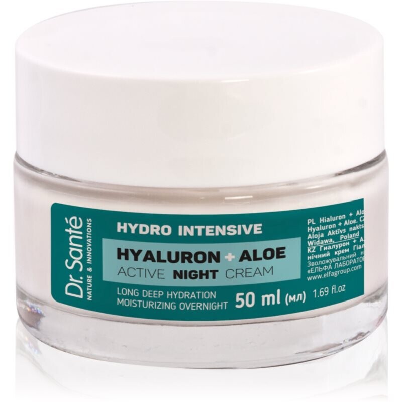 Dr. Santé Hydro Intensive Hyaluron + Aloe noční krém s aloe vera 50 ml