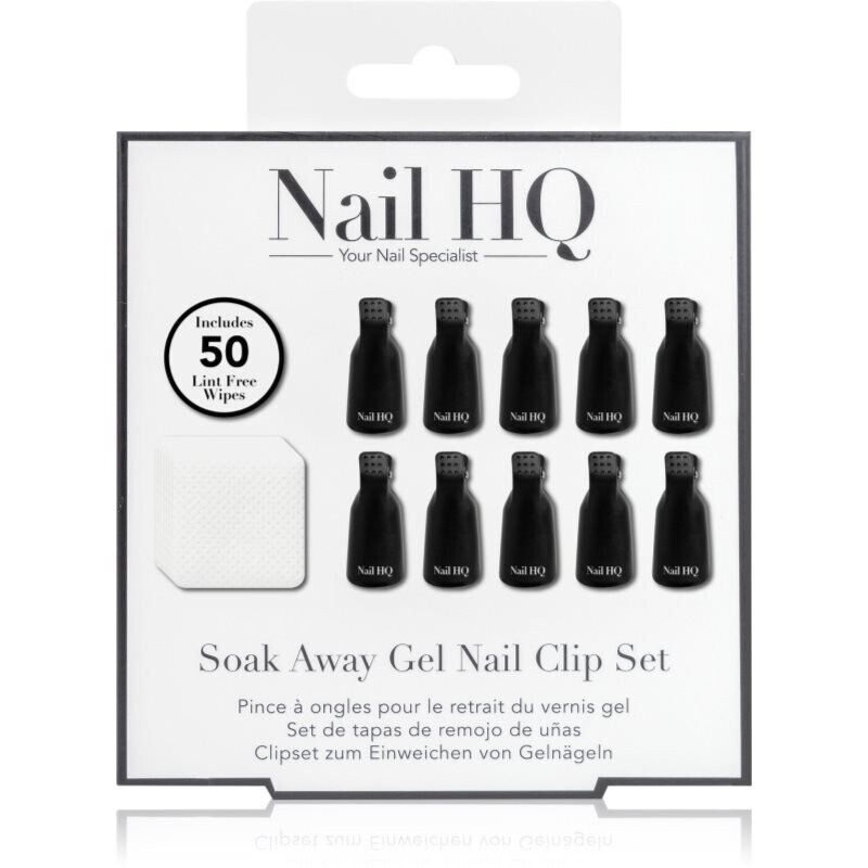 Nail HQ Soak Away Gel Nail Clip Set sada