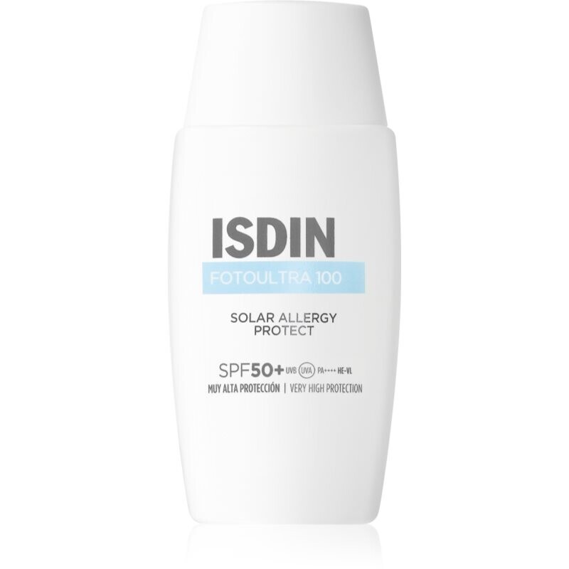 ISDIN FotoUltra 100 Solar Allergy Protect SPF 50+ ochranný krém proti slunečnímu záření SPF 50+ 50 ml