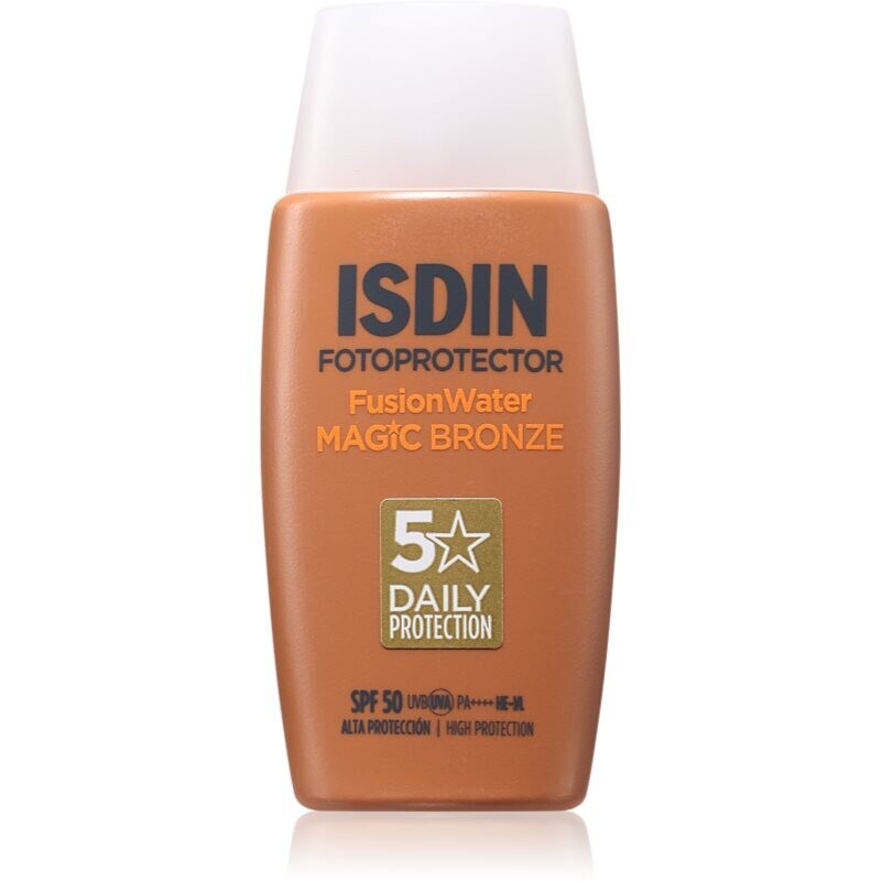 ISDIN Fotoprotector FusionWater Magic Bronze ochranný tónovaný fluid na obličej SPF 50 50 ml