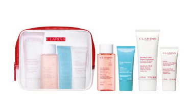 Clarins Dárková sada péče o tělo a pleť Head to Toe Moisturizing Essentials