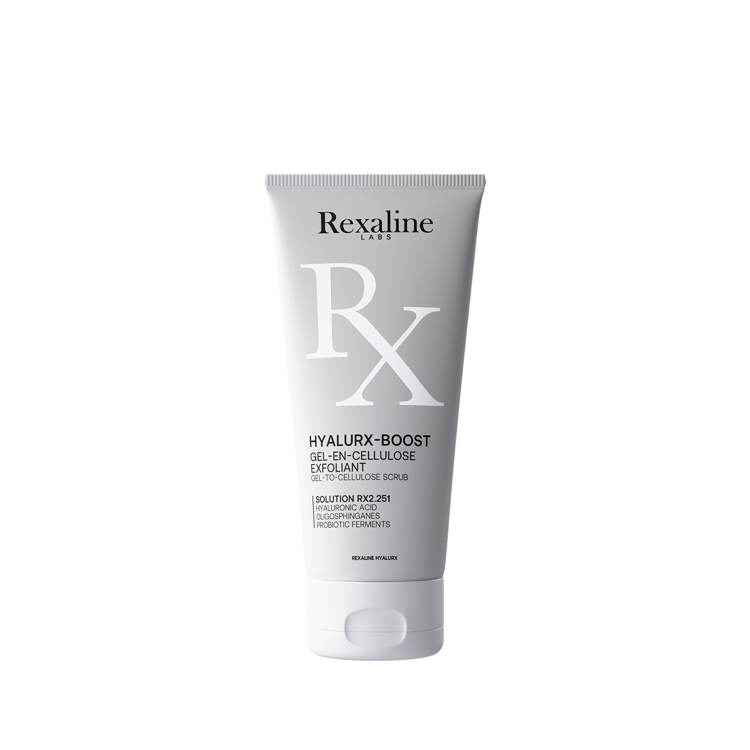 Rexaline Gelový peeling s celulózou Hyalurx-Boost (Gel to Cellulose Scrub) 50 ml