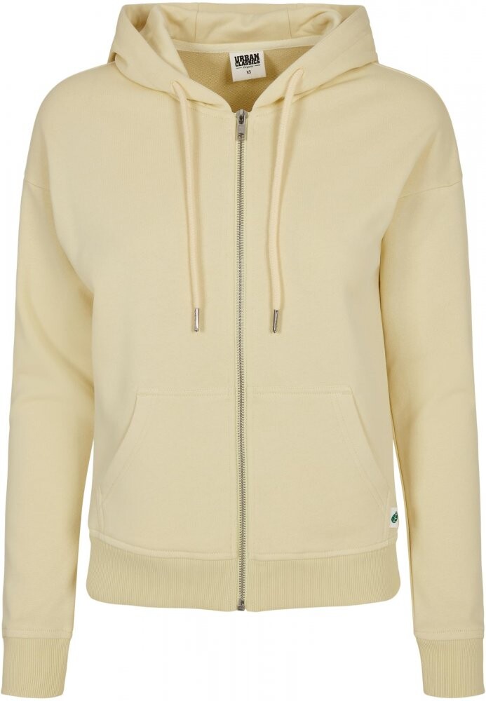 Ladies Organic Terry Zip Hoody - softyellow 5XL
