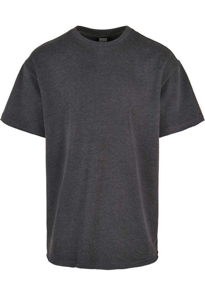 Herringbone Terry Tee - charcoal S