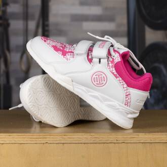 Lu Xiaojun Boty na vzpírání LUXIAOJUN Professional - bílo-růžová XIA10