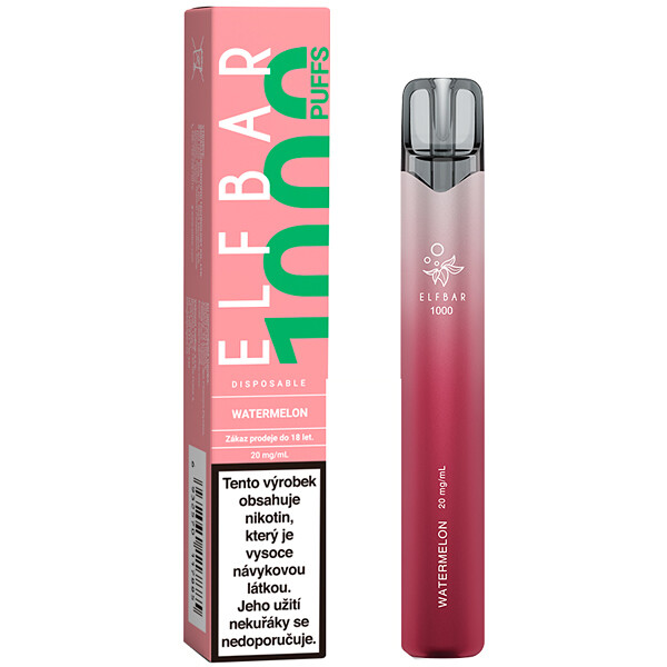 Elektronická cigareta jednorázová Elf Bar 1000 Watermelon 20mg/ml