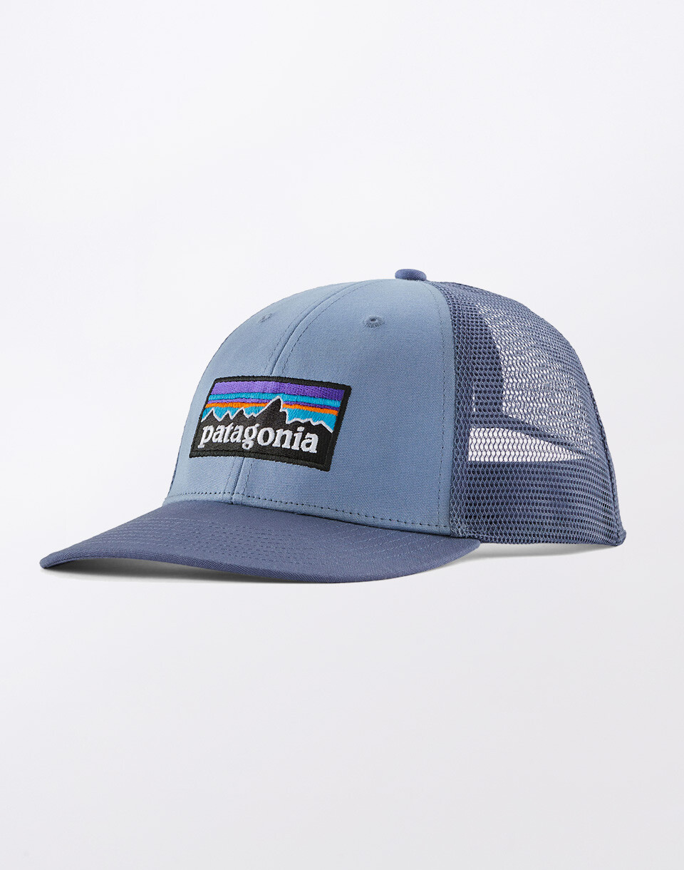 Patagonia P-6 Logo LoPro Trucker Hat Barnacle Blue