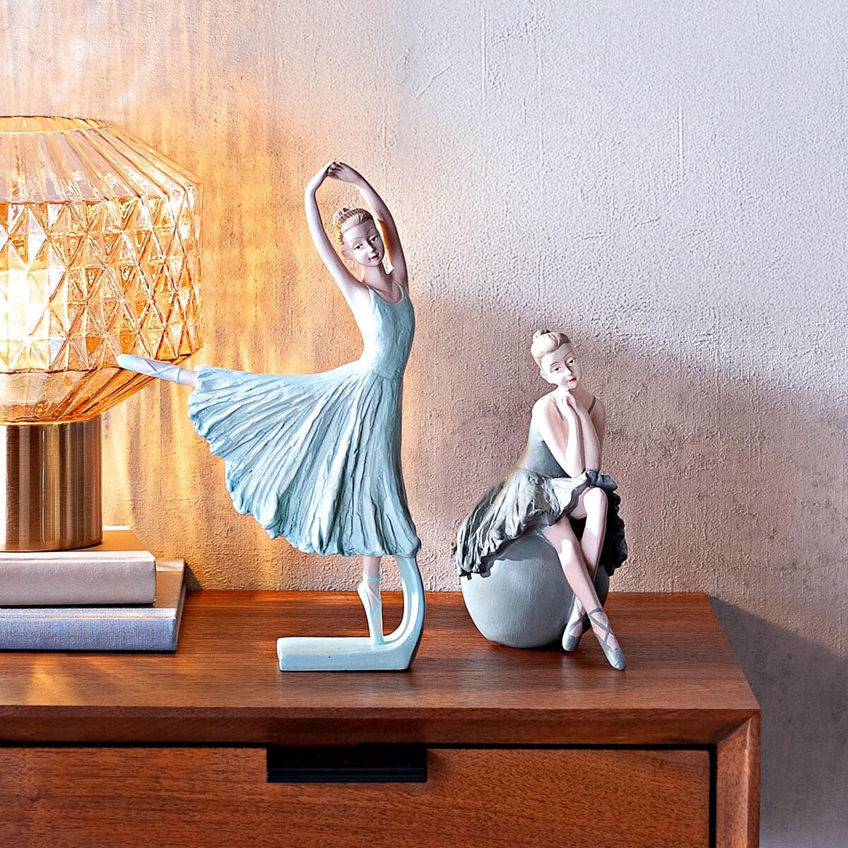 Weltbild Dekorativní soška Baletka, sada 2 ks