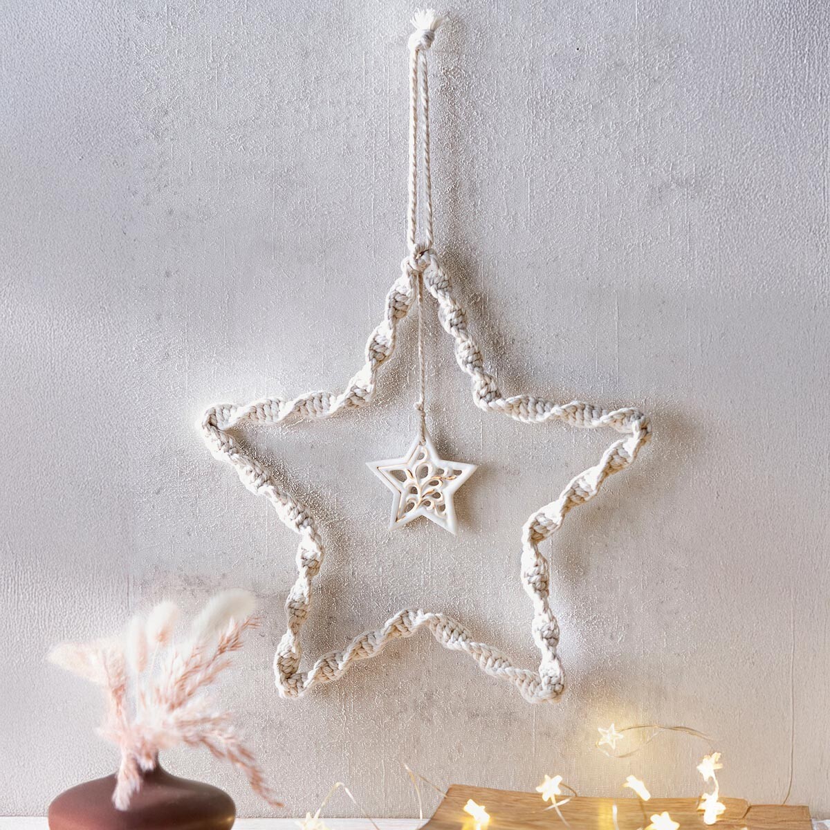 Weltbild Makramé dekorace Hvězda Stella