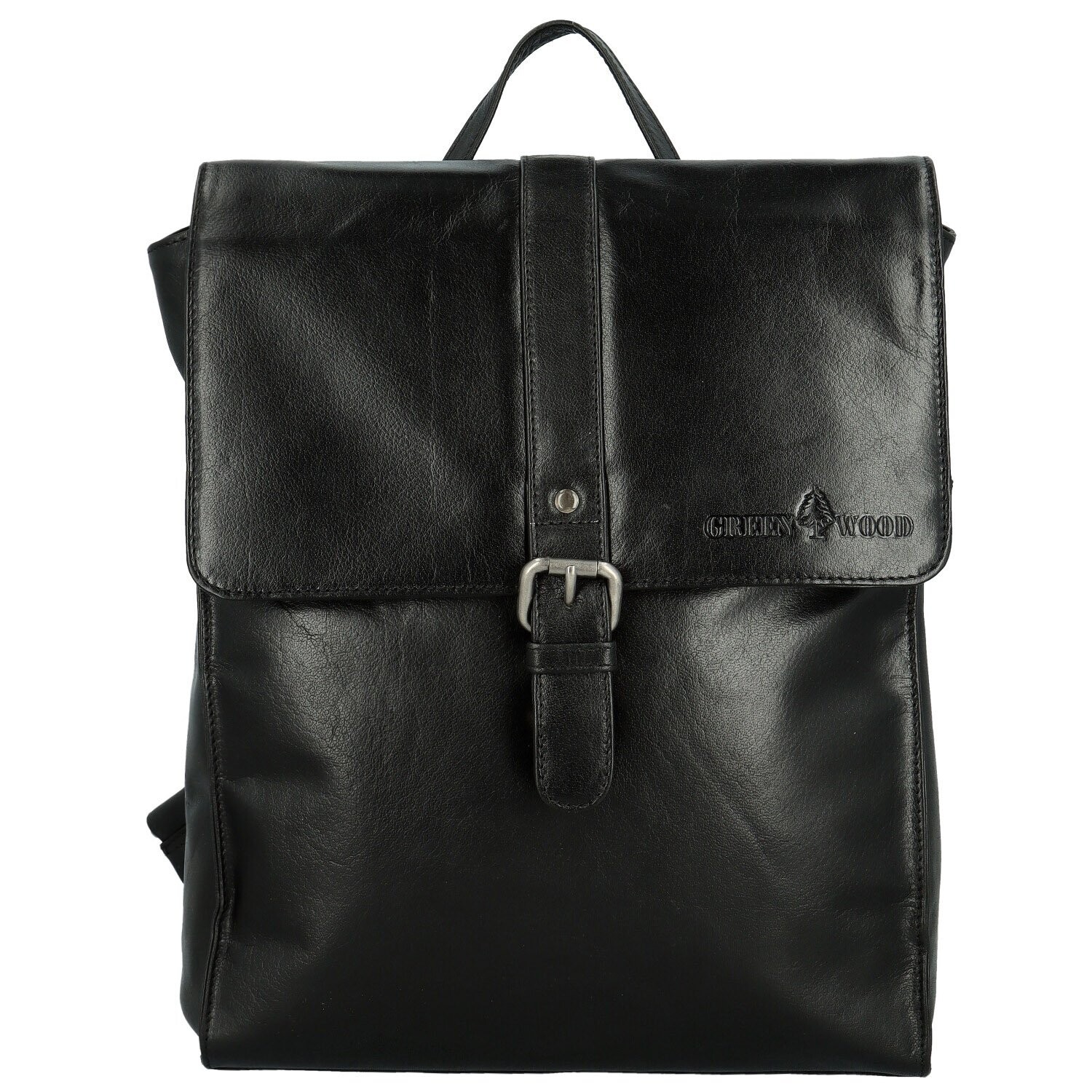 Luxusní kožený batoh GW Balqis, černý