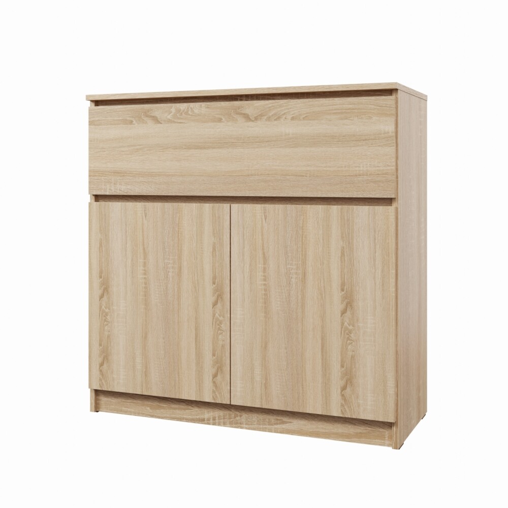 Komoda NEJBY TURNER, dub sonoma - II. jakost, POUZE OSOBNÍ ODBĚR