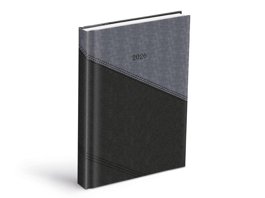 MFP 7781453 Diář 2026 D801 PU gray/dak gray
