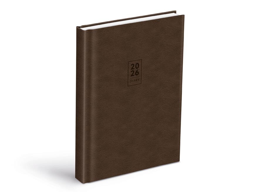 MFP 7781455 Diář 2026 D801 PU dark brown