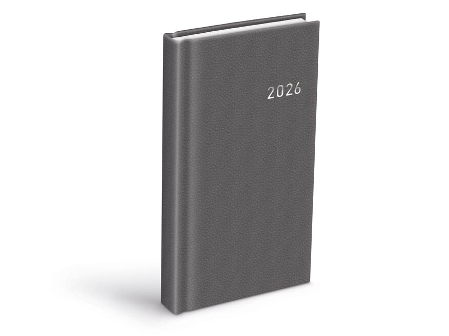 MFP 7781494 Diář 2026 D802 PVC dark gray 90x170mm