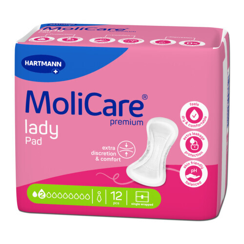 MoliCare Lady Pad inkontinenční dámské vložky 2k 12ks