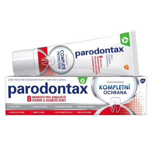 Parodontax Kompletní ochrana Whitening zubní pasta 75ml - balení 2 ks