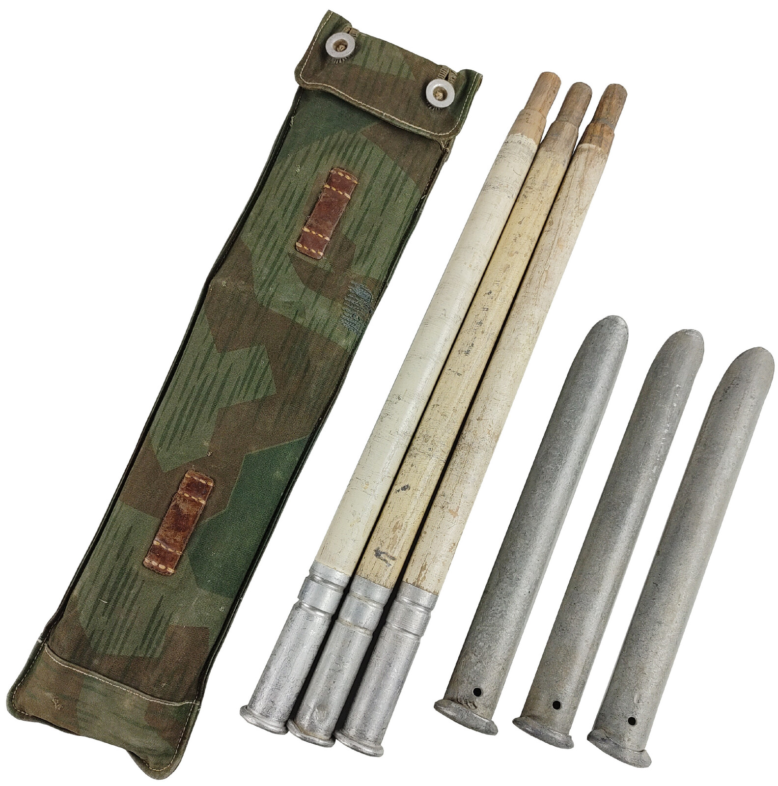 Stanové tyčky a kolíky maskovací sada k celtě M31 WWII Švýcarsko