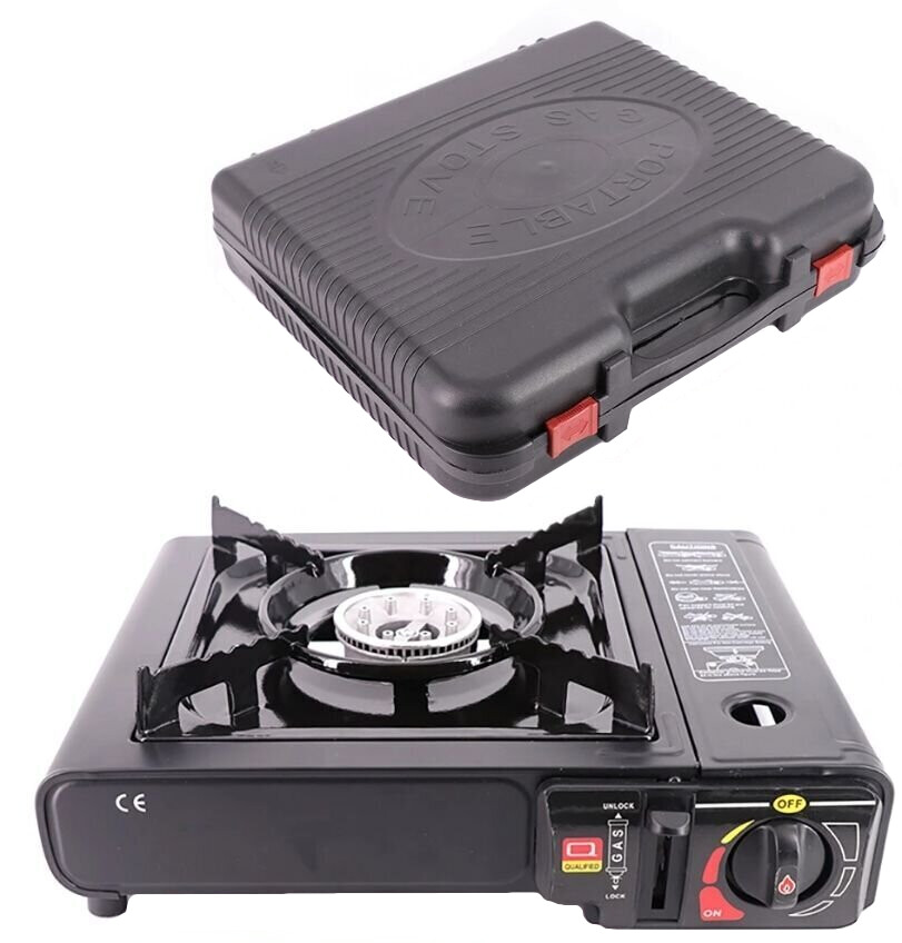 Campingový plynový vařič s kufrem NetBuy