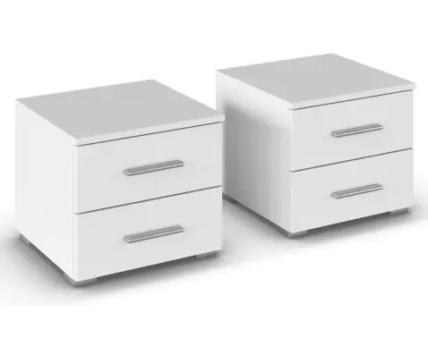Set nočních stolků (2 ks) Isotta, bílé