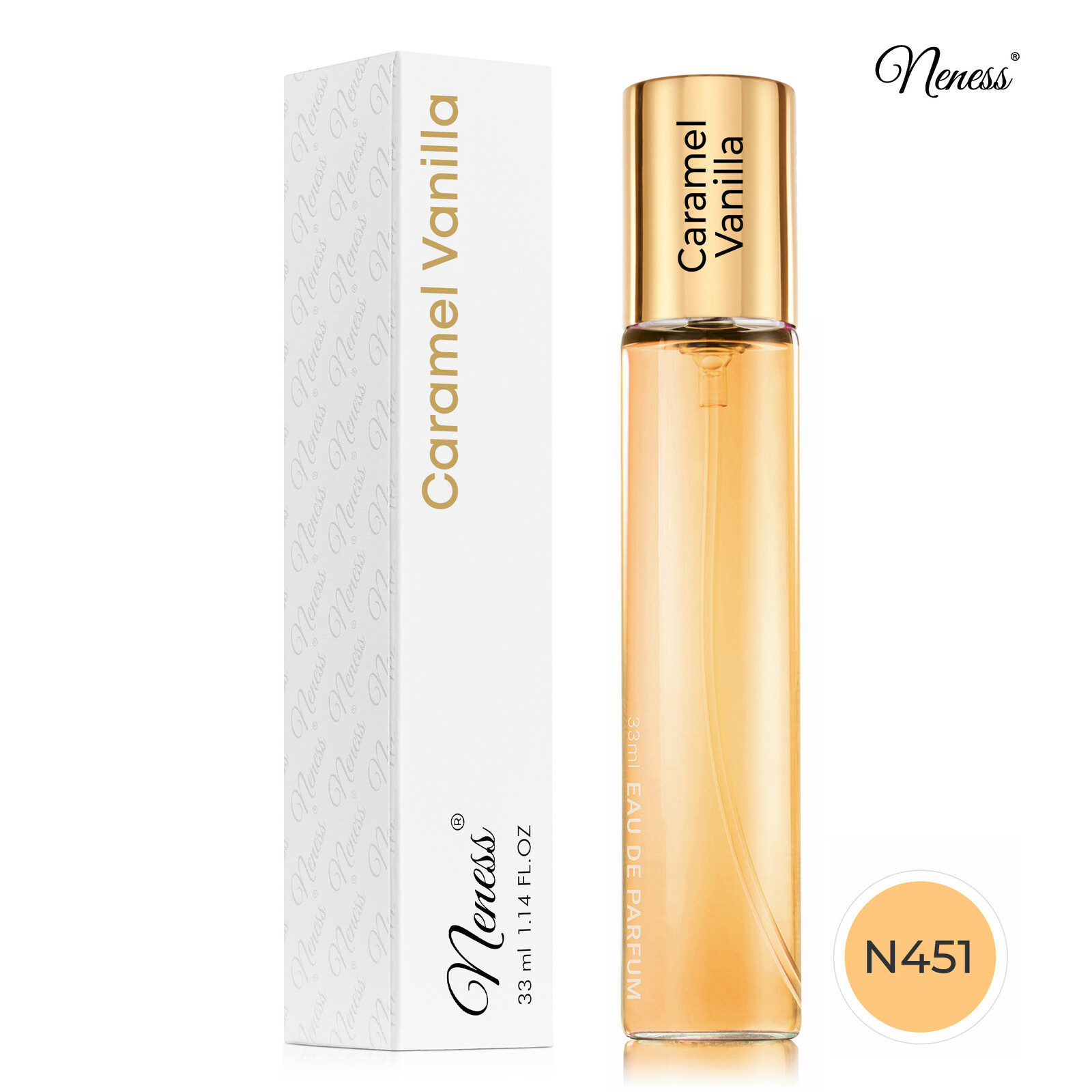 Neness Caramel Vanilla parfémovaná voda pro ženy 33ml