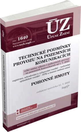 ÚZ 1640 Technické podmínky provozu na pozemních komunikacích