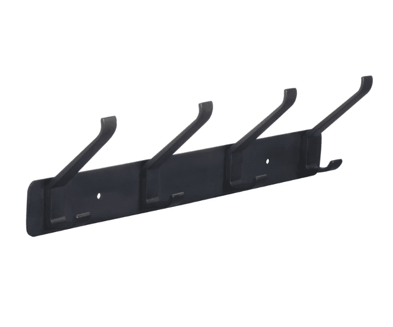 Věšák oděvů 4 háčky hliník Walteco