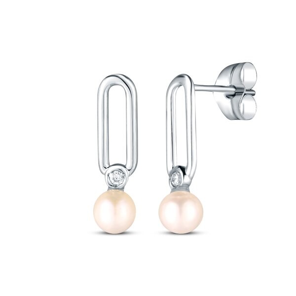 Náušnice s perlou 335-501-A13743 0.90g