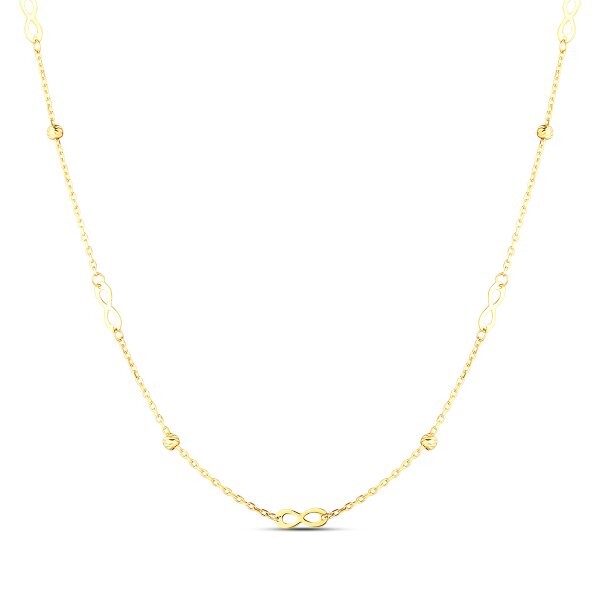 Náhrdelník se syntetickými kameny 276-578-043146 1.95g